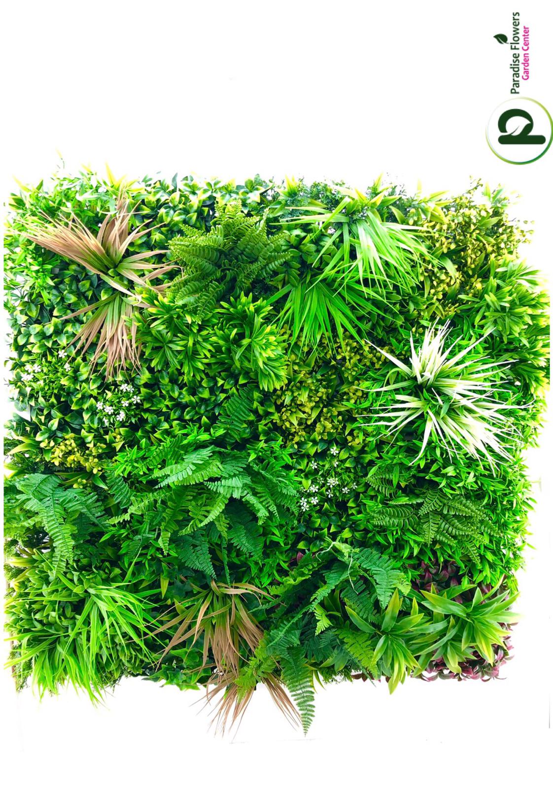 Artificial Garden Wall Spring Garden (100x100)_(BO52)