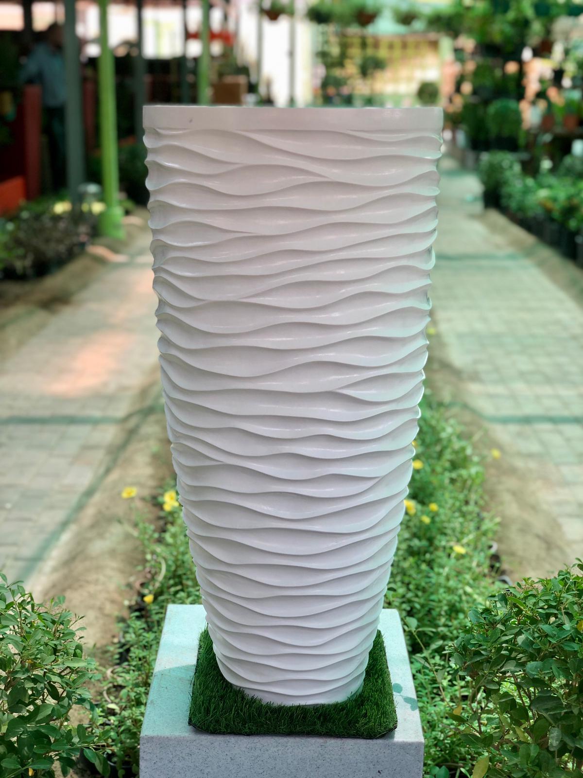 GRP Fiber Pots (Tower Wriggle) 36x27x85